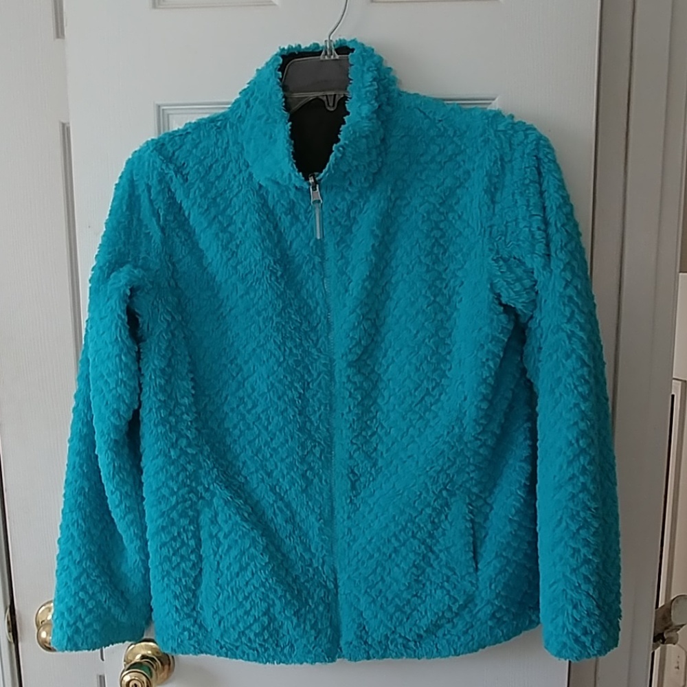 Champion Girl's Teal Reversible Jacket (14)